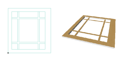 Моделируем геометрию новой дверной панели