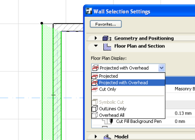 Значение переменной Floor Plan Display должно быть одно из трех: Projected, Projected with Overhead или Cut only