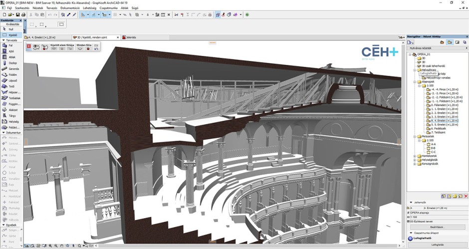The same detail modeled in Archicad 19 | ©CÉH